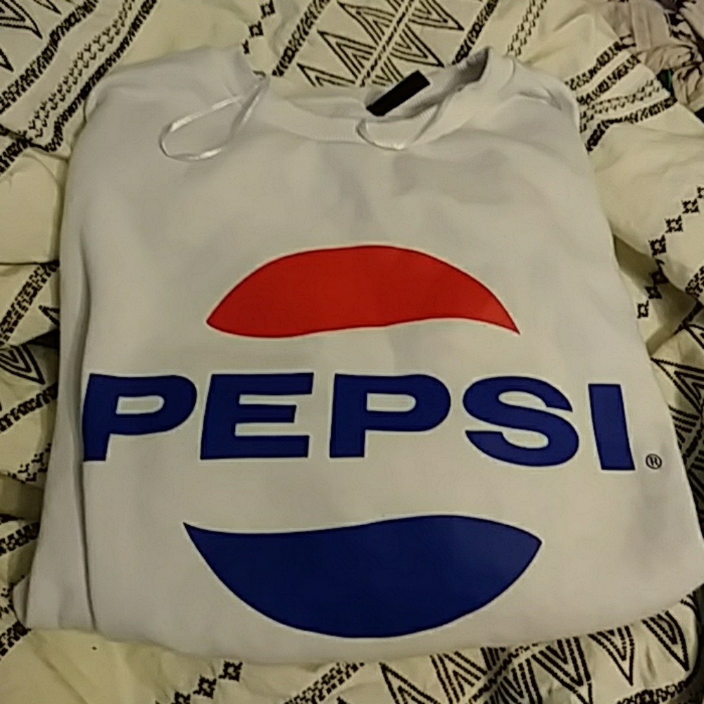 NWOT Pepsi crop sweatshirt